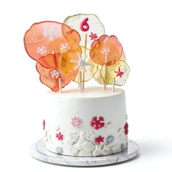 ZHBDMGK Cake Pop Sticks 600Pcs Food Grade Paper DIY Kit-4