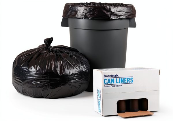 Boardwalk Clear Drum Liners Heavy Duty Plastic Pail Liners-3