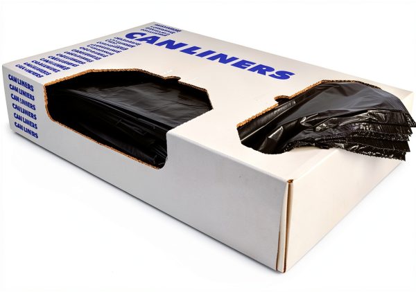 Heritage Products 60 Gallon Recyclable Can Liners Black-1