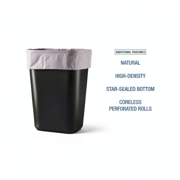 Boardwalk Can Liner 12-16 Gallon 6 Micron Trash Bags-3