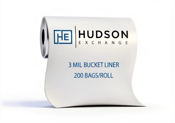 Hudson Exchange Blue 3 Mil Pail Liners Food Safe LDPE-8