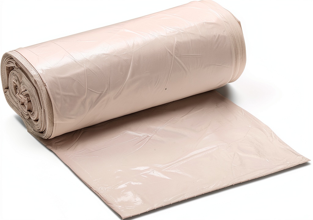 INTEGRATED BAGGING SYSTEMS drum liners in use on an industrial drum