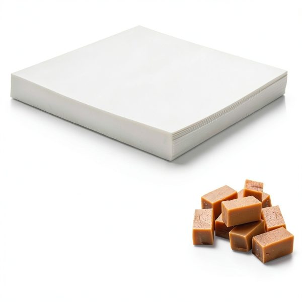 AZDVZD Wax Paper Candy Wrappers 5x5 Inches Non-Stick-1