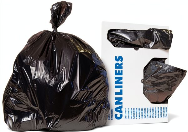 Heritage Products 60 Gallon Recyclable Can Liners Black-0