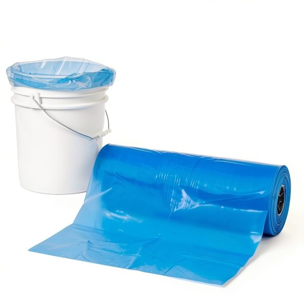 Hudson Exchange Blue 3 Mil Pail Liners Food Safe LDPE-3