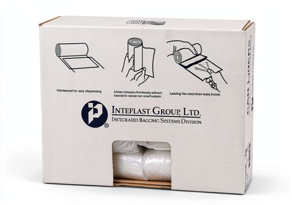 Inteplast 16 Gallon Natural Formosa Commercial Can Liners-2
