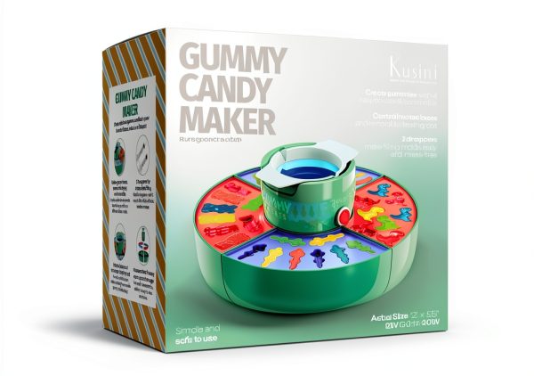 Kusini Gummy Candy Maker Heated Base Silicone Molds Family-7