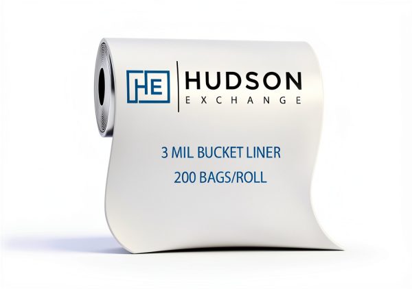 Hudson Exchange Blue 3 Mil Pail Liners Food Safe LDPE-1