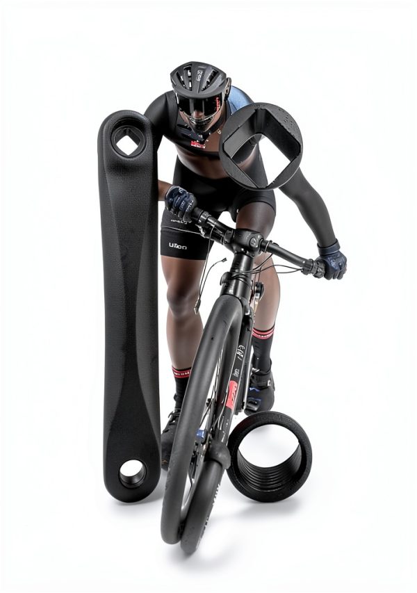 Bicycle Left Crank Arm THALOUS Aluminum Cycling-2