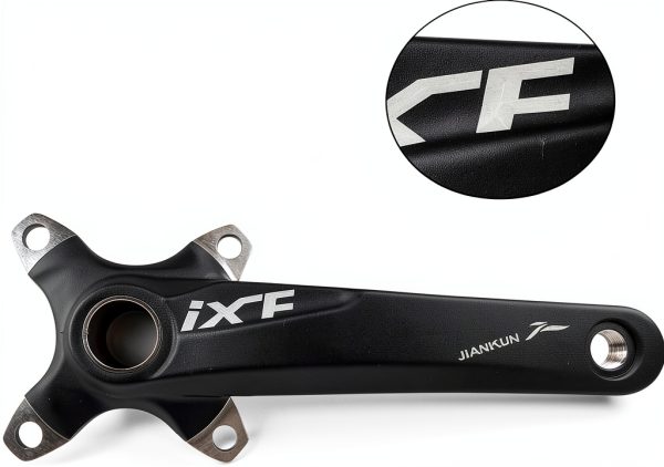 Bike Crankset BNVB Aluminum Red Blue Silver Black Standard-3