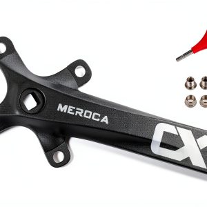Cyclon Aluminum Mountain Bike Crankset 170mm Black 32T-48T Round-0