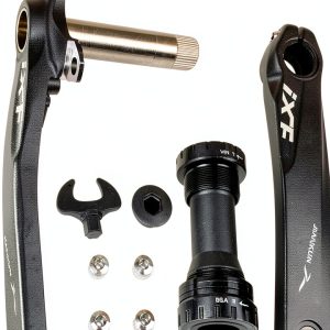 Bike Crankset BNVB Aluminum Red Blue Silver Black Standard-0