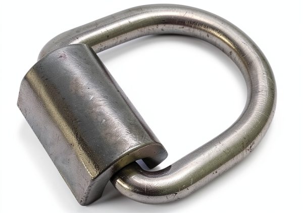 Prolinemax Stainless Steel 316 5/8" Weld-On Lashing D-Ring for Hoist-2