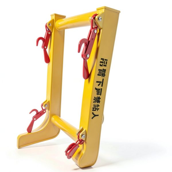 1 Ton Automatic Decoupling Lifting Hook,Thickened Alloy Steel Self-Dumping Forklift Lifting Tool,Ton Bag Heavy Load Auto-Separating Hook-2