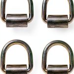 Prolinemax Stainless Steel 316 5/8" Weld-On Lashing D-Ring for Hoist-0