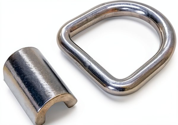 Prolinemax Stainless Steel 316 5/8" Weld-On Lashing D-Ring for Hoist-3