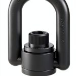 Heavy Duty Hoist Ring 5000 lb WLL by ADB Screw-On Swivel-0